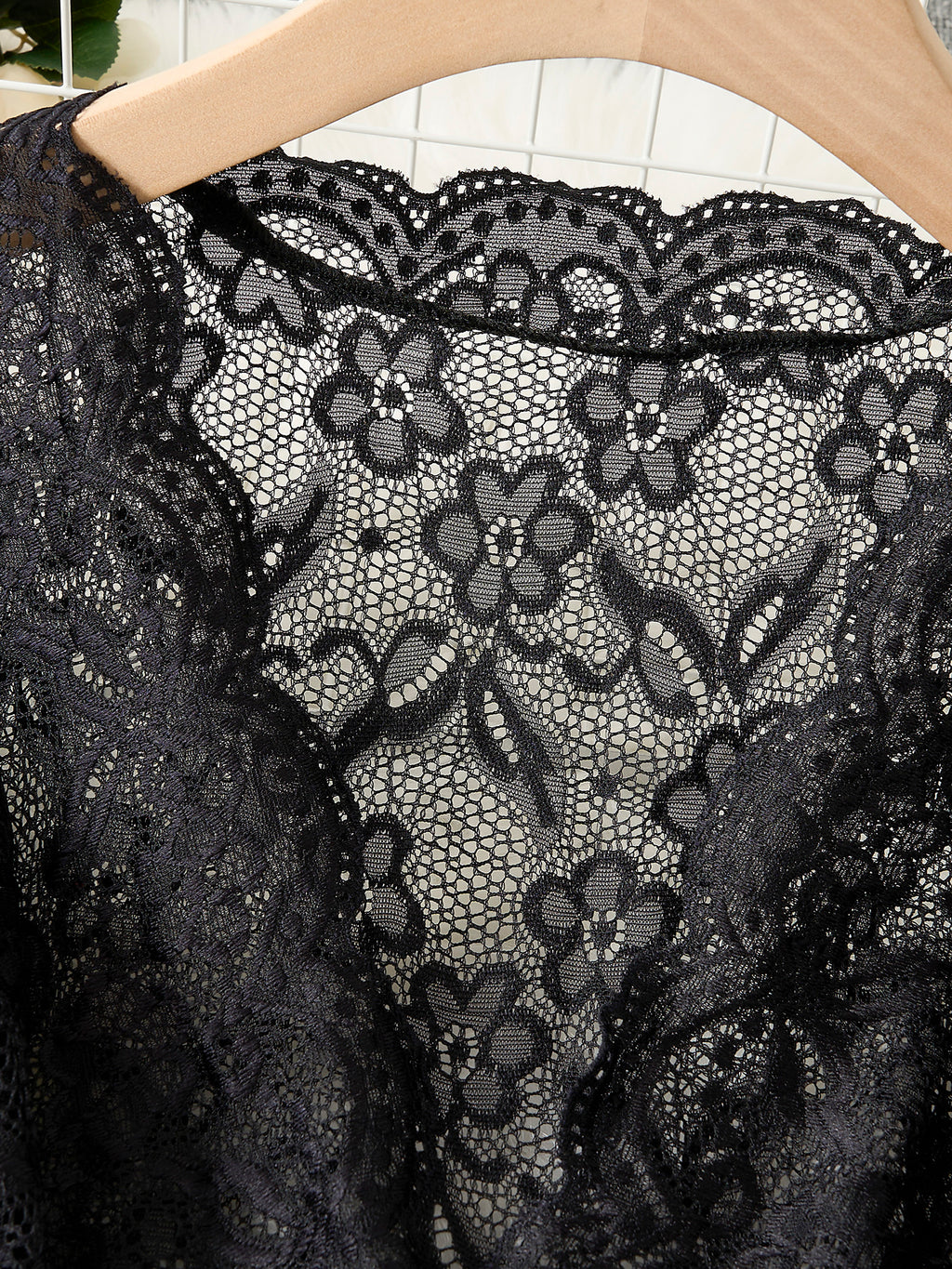 Midnight Lace Two-Piece Set
