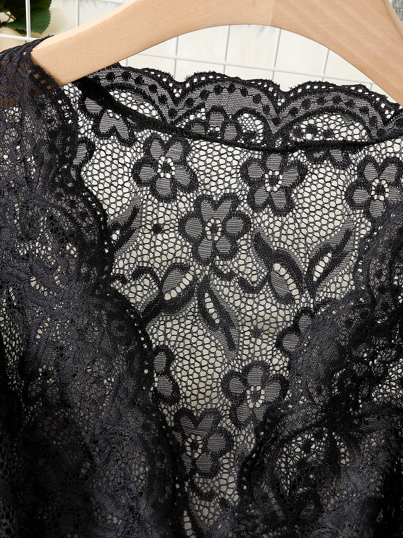 Midnight Lace Two-Piece Set