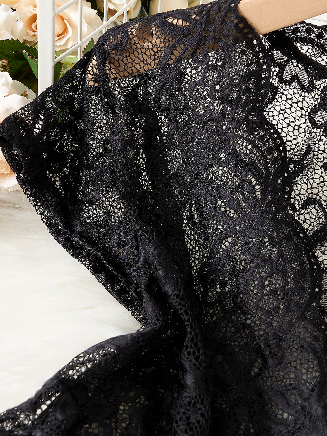 Midnight Lace Two-Piece Set