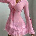 Pink Coquette Ribbon Babydoll