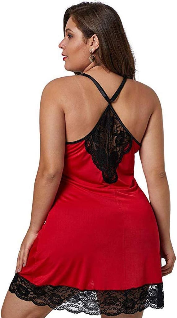 Red Selena Lace Slip