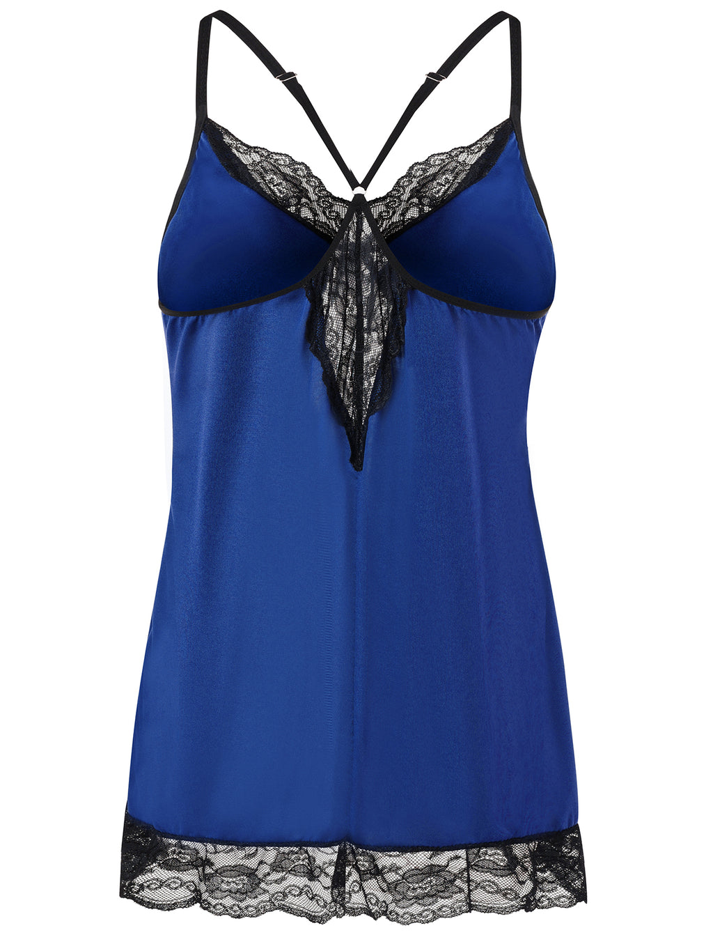 Blue Selena Lace Slip