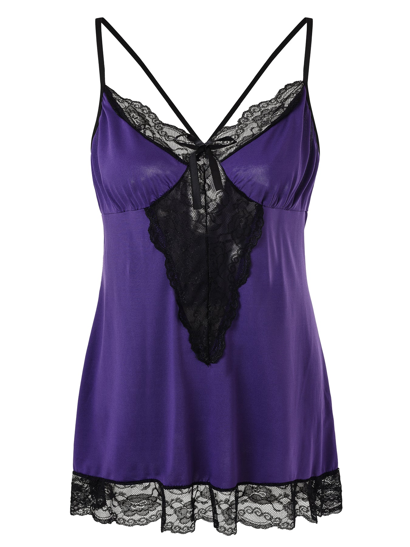 Purple Selena Lace Slip