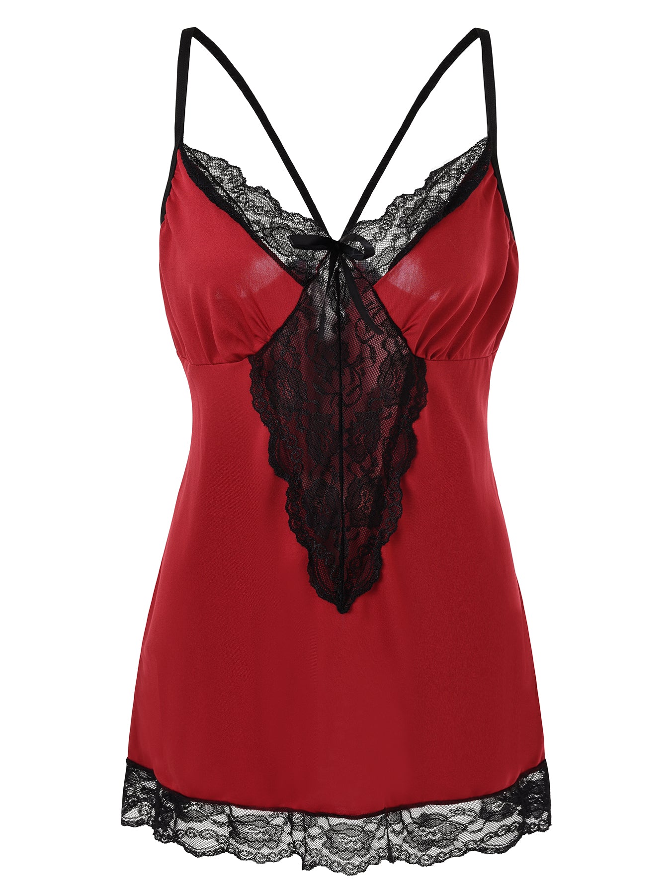 Red Selena Lace Slip