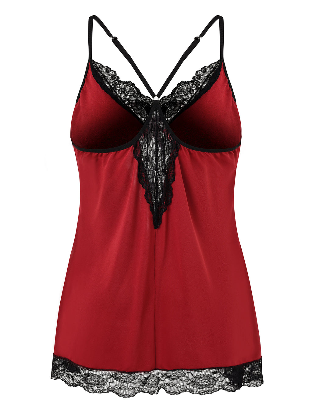Red Selena Lace Slip