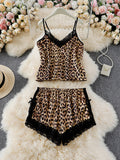 Leopard Charm Pajama Set Subtitle