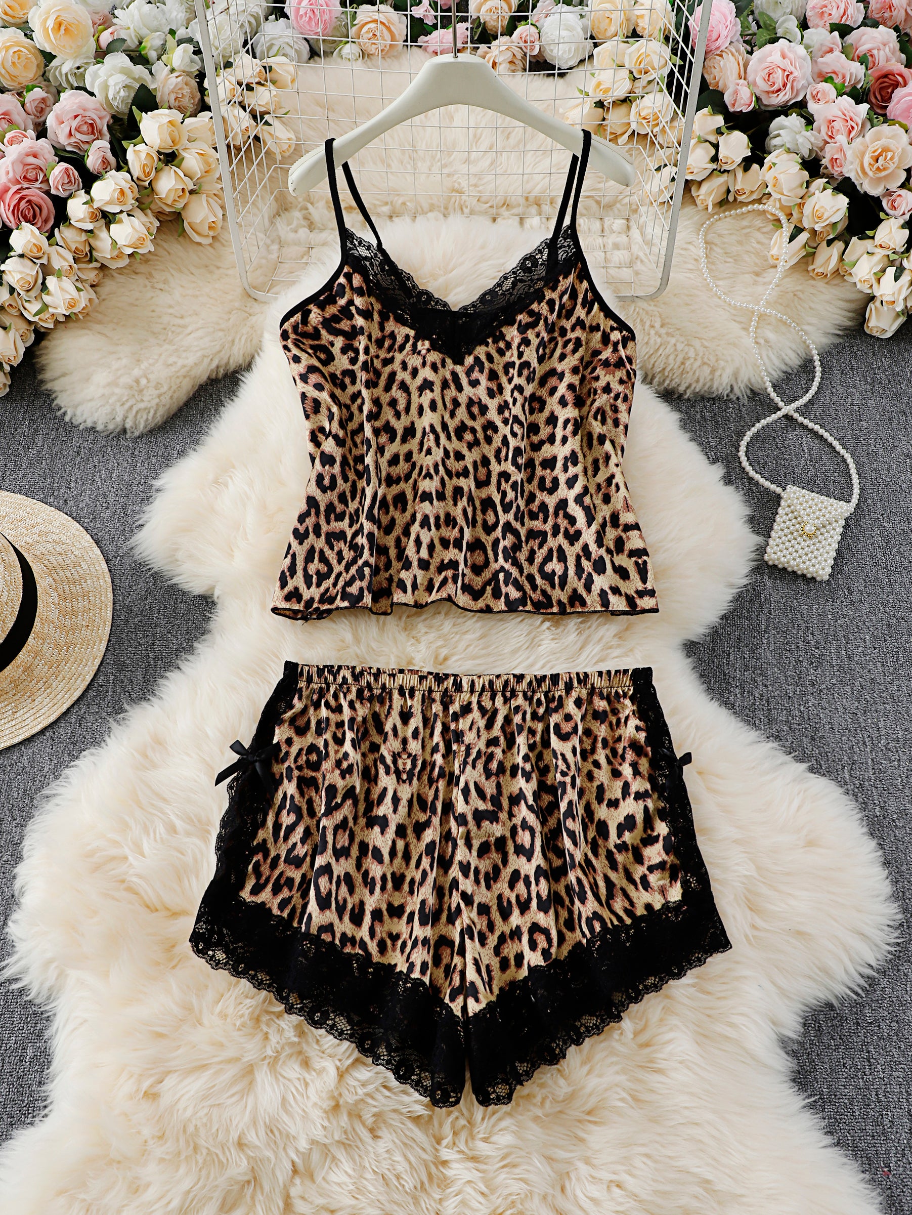 Leopard Charm Pajama Set Subtitle