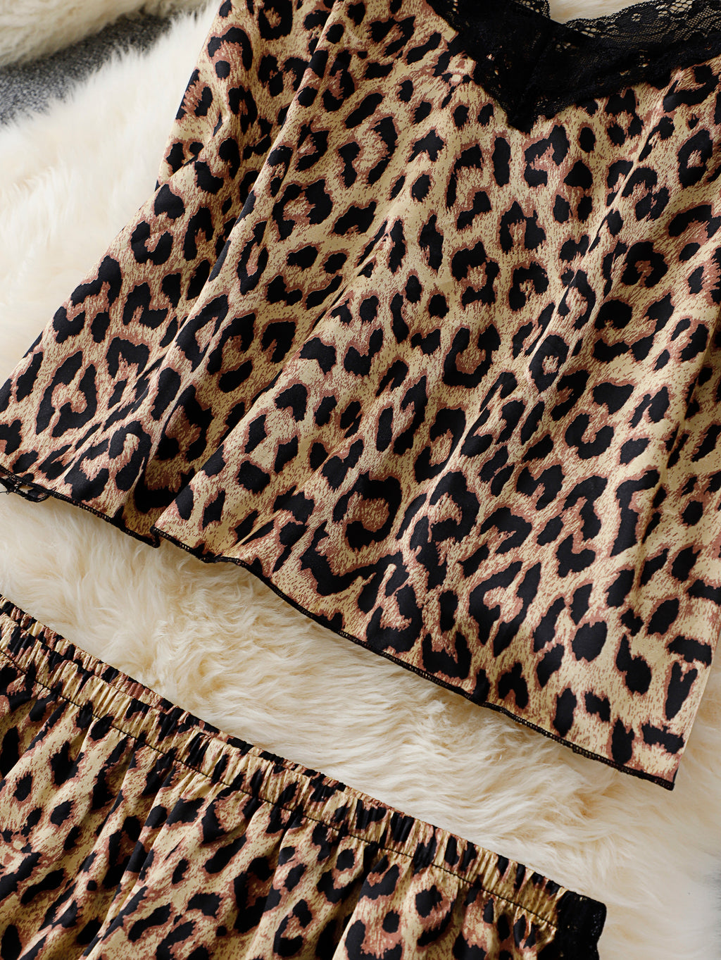 Leopard Charm Pajama Set Subtitle