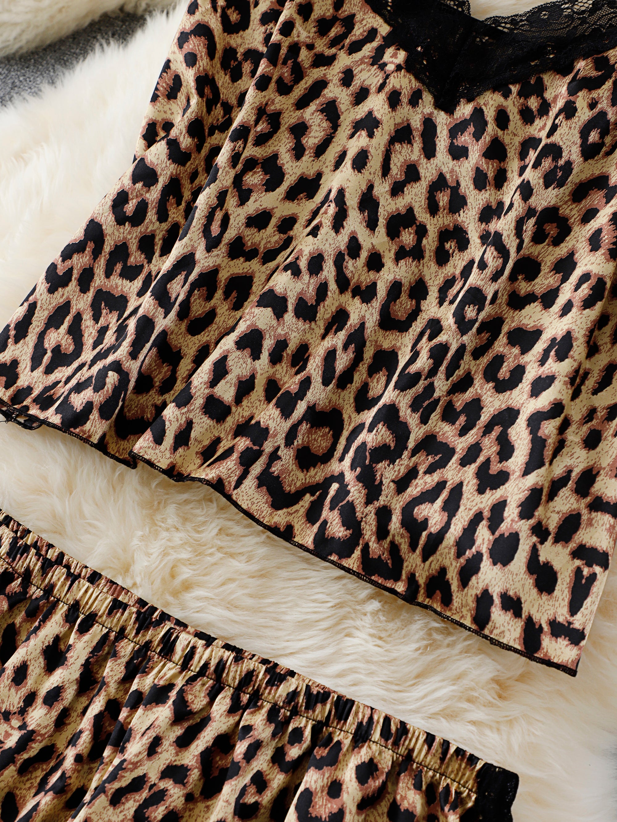 Leopard Charm Pajama Set Subtitle