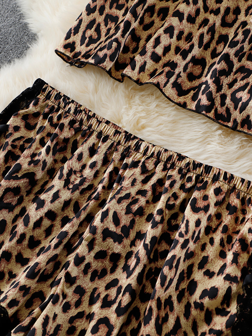 Leopard Charm Pajama Set Subtitle