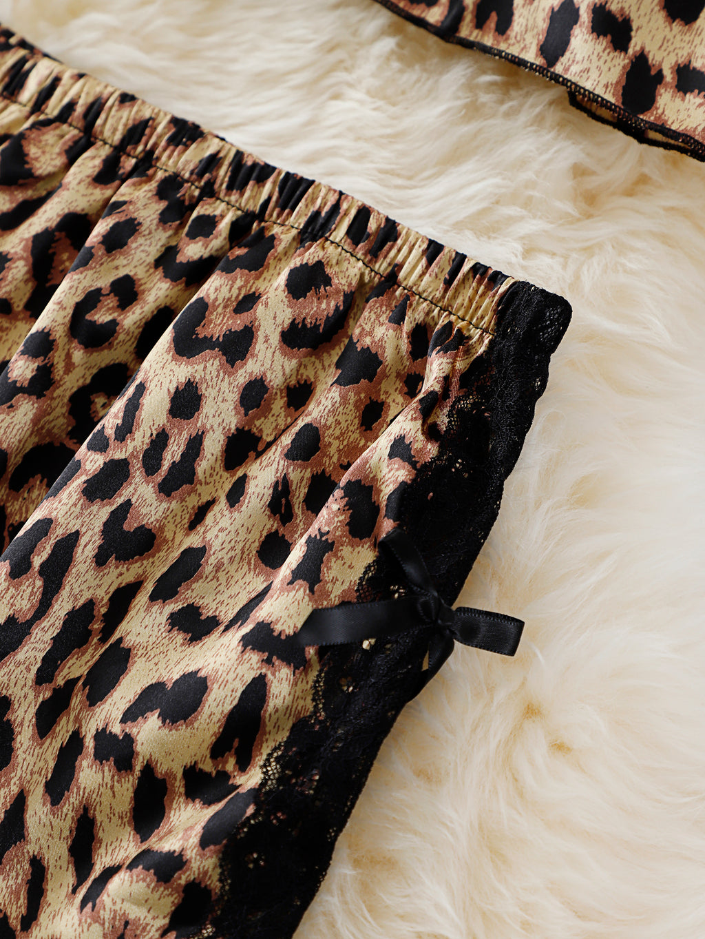 Leopard Charm Pajama Set Subtitle