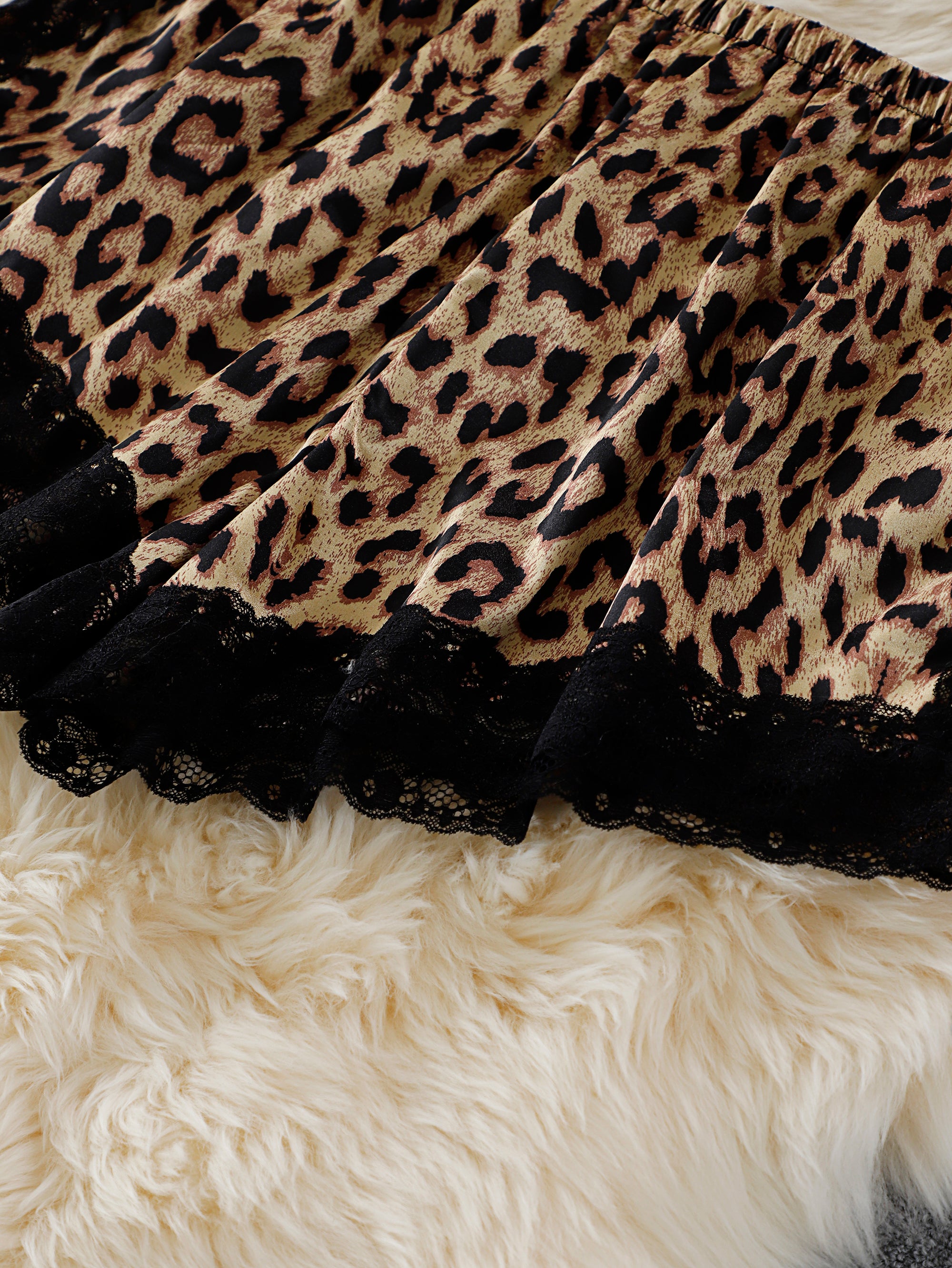 Leopard Charm Pajama Set Subtitle