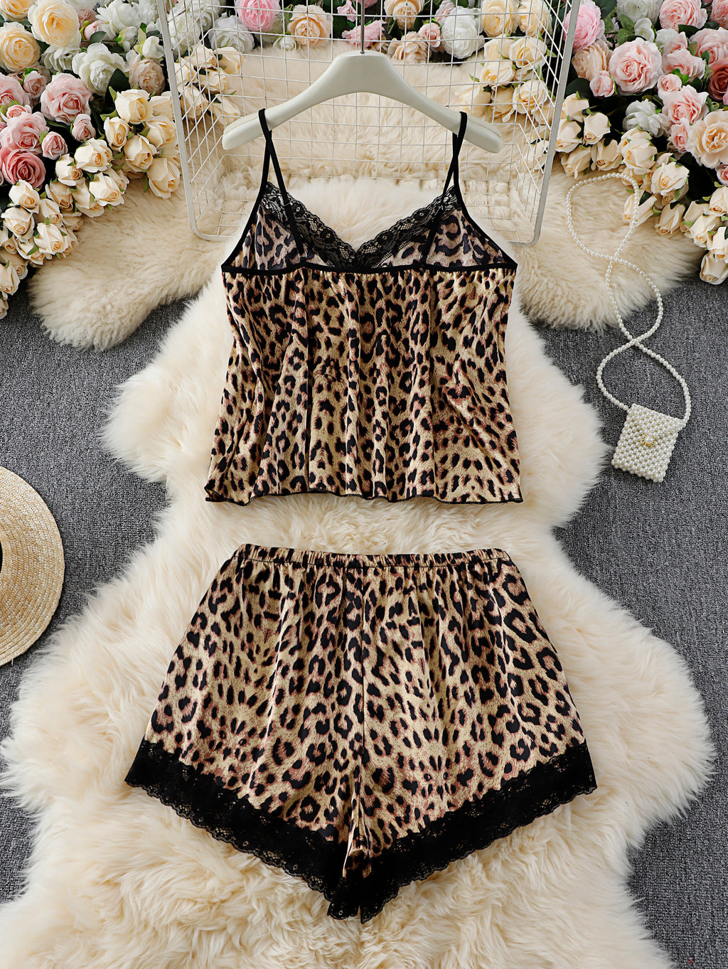 Leopard Charm Pajama Set Subtitle