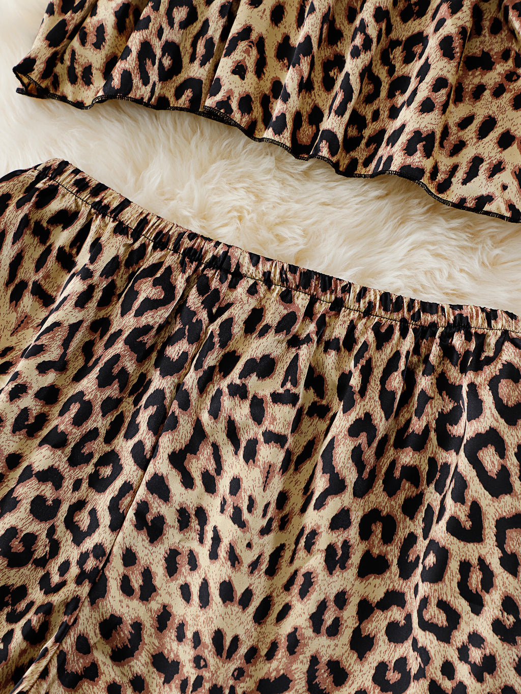 Leopard Charm Pajama Set Subtitle