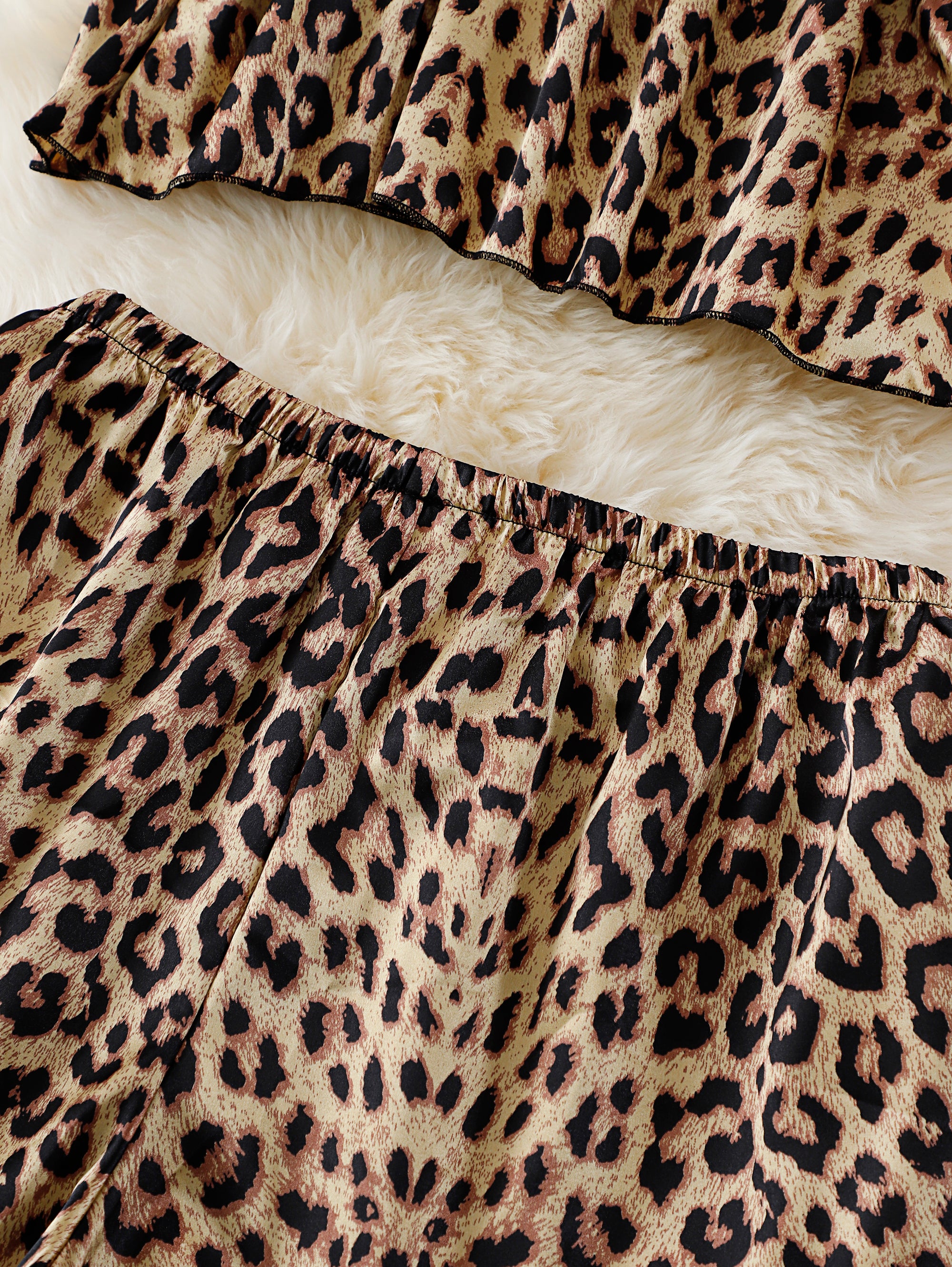 Leopard Charm Pajama Set Subtitle