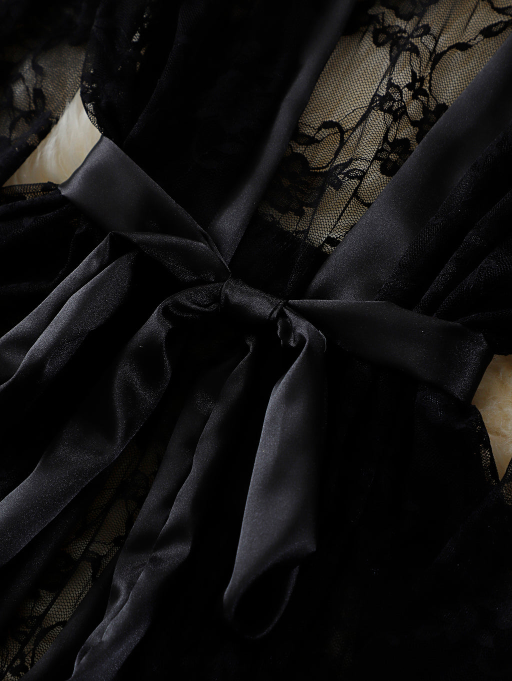 Midnight Lace Robe