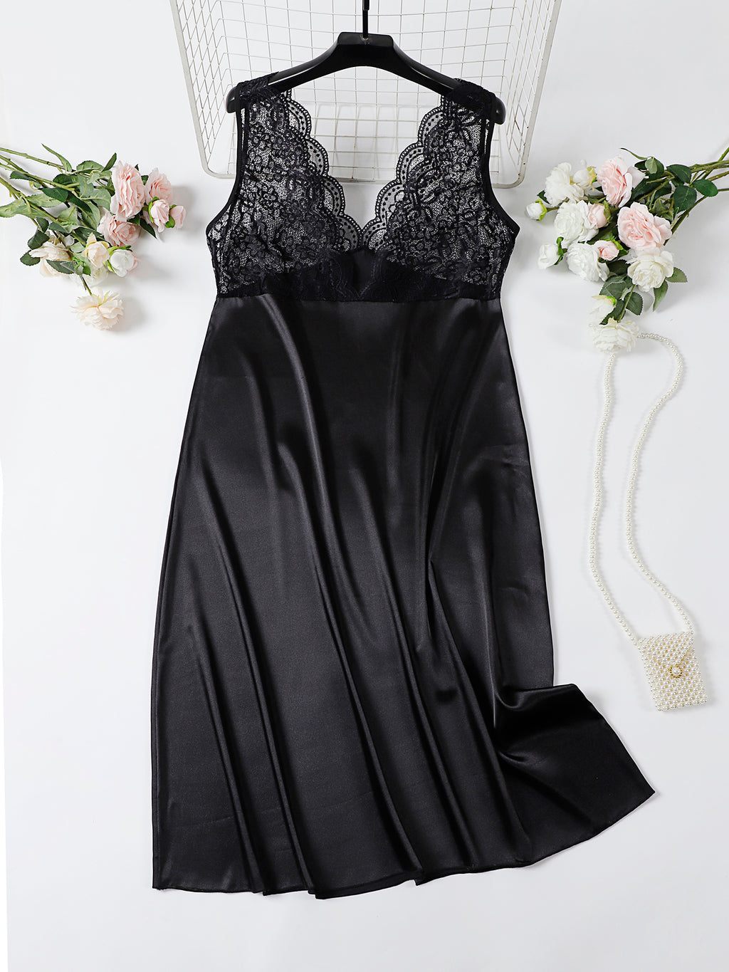 Midnight Lace Nightdress