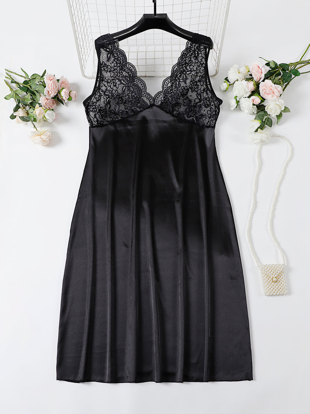 Midnight Lace Nightdress