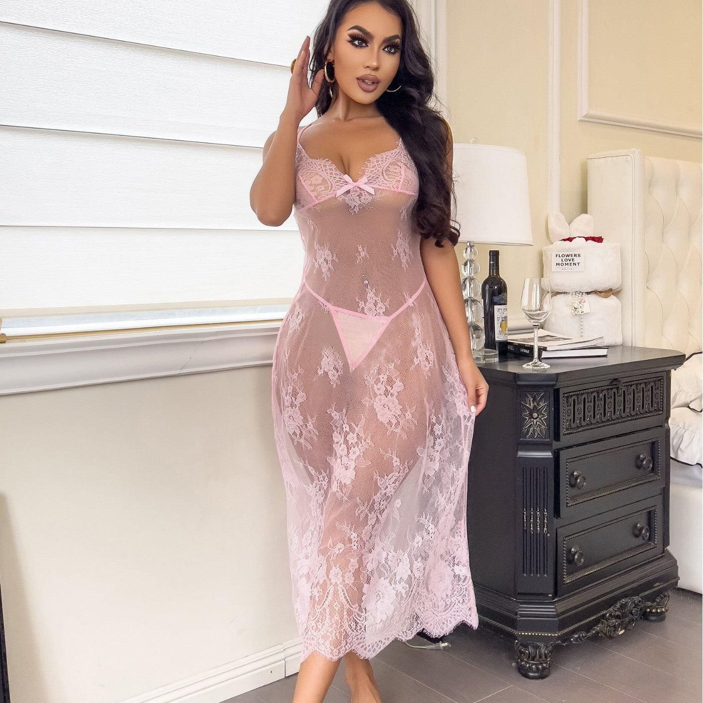 Blush Enchantment Babydoll Set