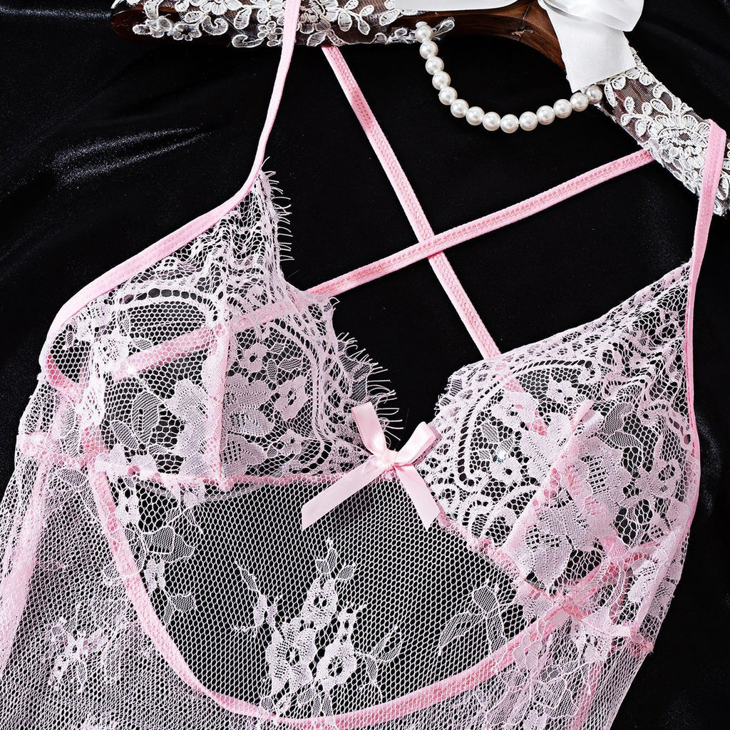 Blush Enchantment Babydoll Set