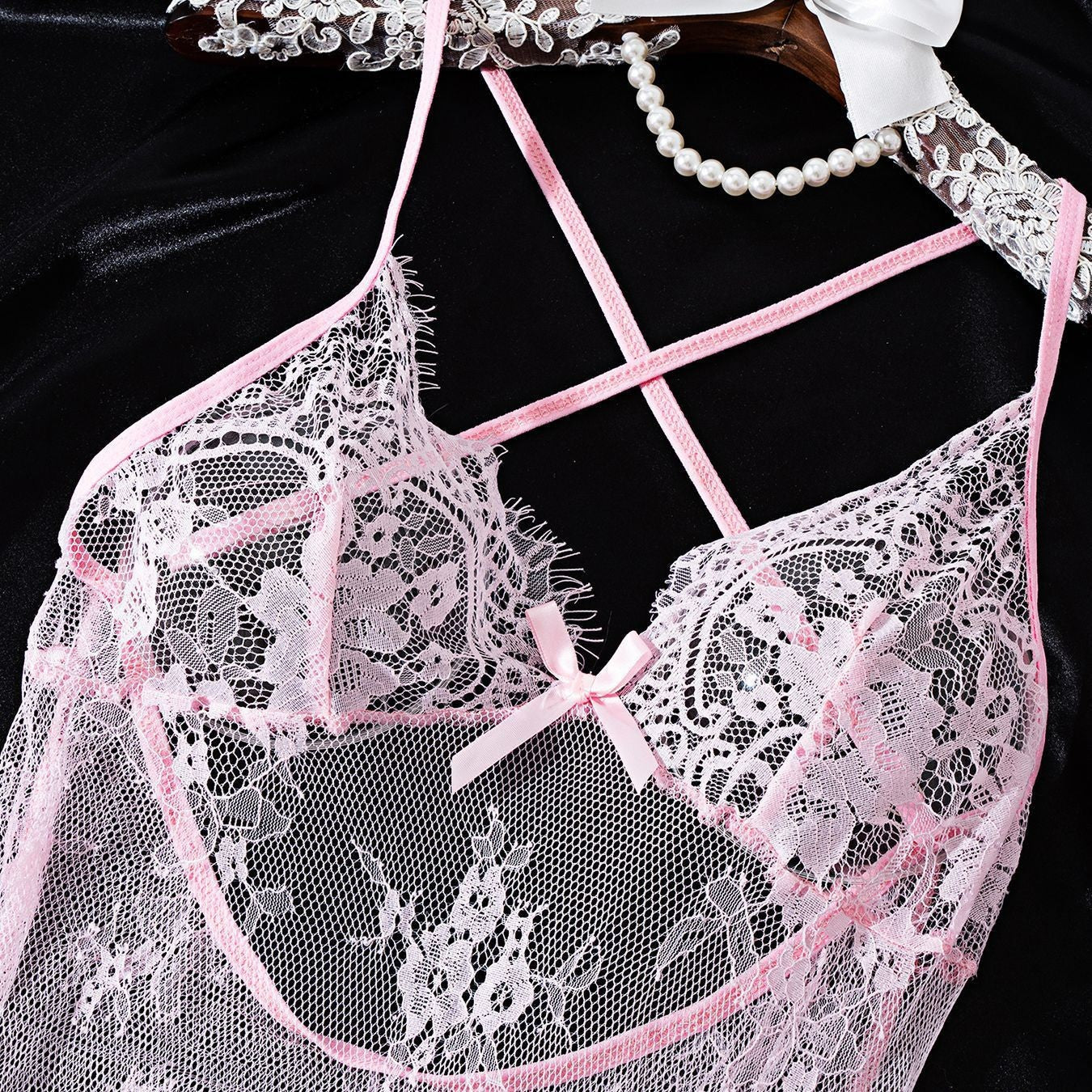 Blush Enchantment Babydoll Set