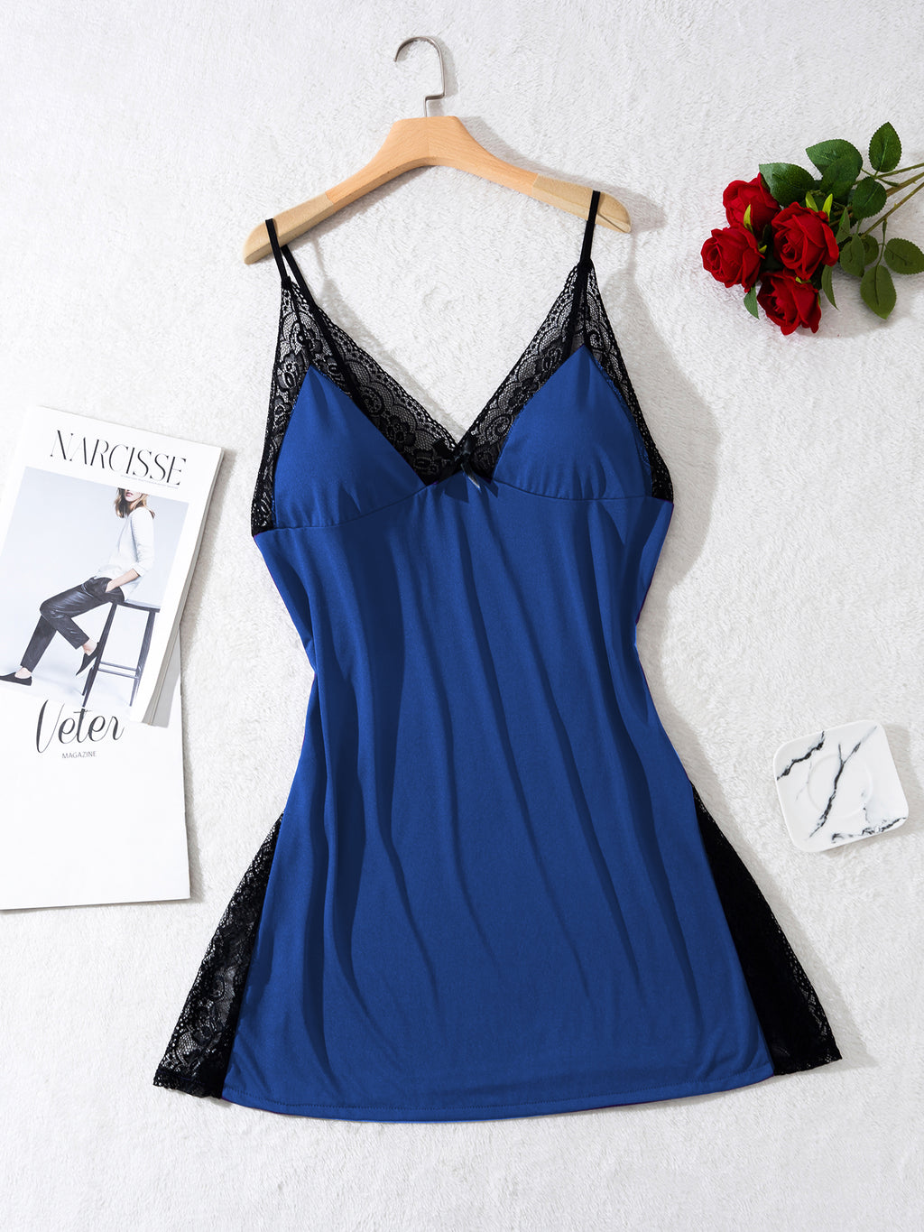Sapphire Lace Nightdress
