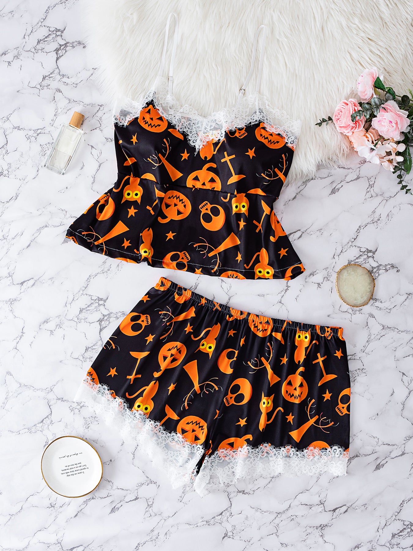 Haunted Lace Pajama Set