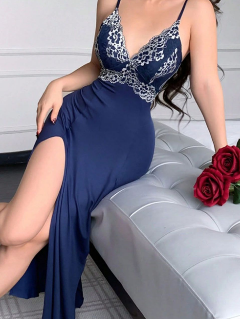 Midnight Elegance Nightdress