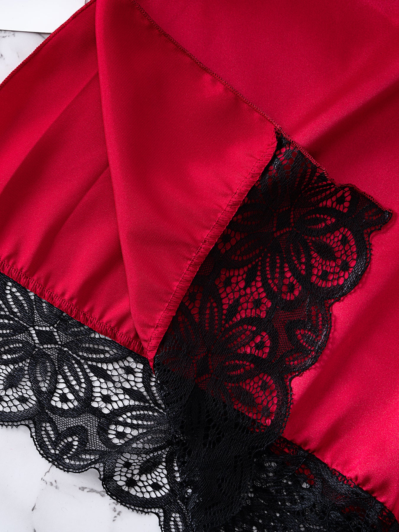 Scarlet Lace Slip